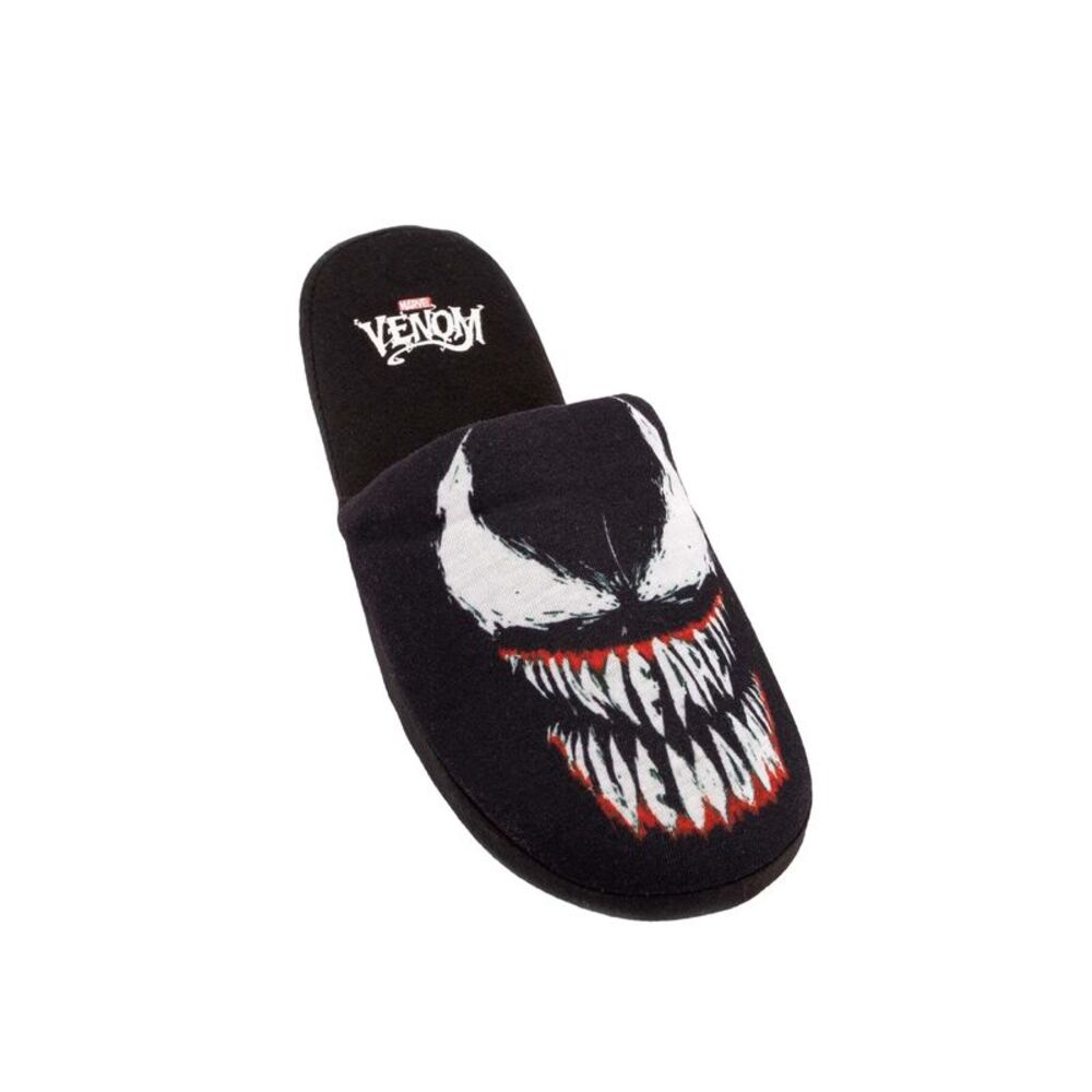 Marvel Mens Venom Slippers / Black